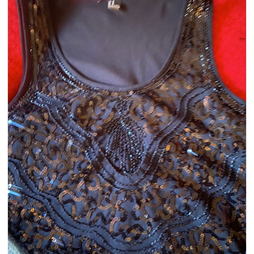 Forever 21 sequin crop sz M